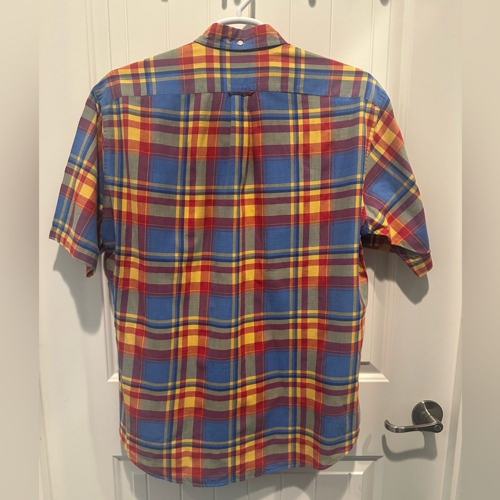 Faconnable Multicolor Plaid Button Down Shirt - image 3